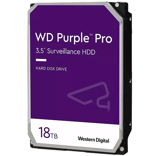 HDD 18TB WD Purple Pro, 3.5", 7200rpm, SATA III, 512MB