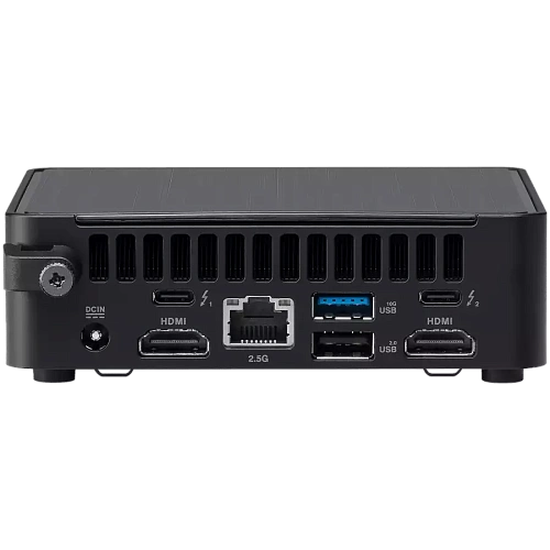 ASUS NUC 14pro/RNUC14RVKU500002I/Intel Ultra 5 125H/Intel Arc graphics/4xUSB/M.2 22x80 NVMe; 22x42 NVMe/2,5Gbe LAN/2xHDMI/ 2x Thunderbolt 4 (USB-C+DP)/no Storage/no RAM/AX211.D2WG.NV/no OS/EU Cord/Slim Kit(L6)/EAN:4711387492314