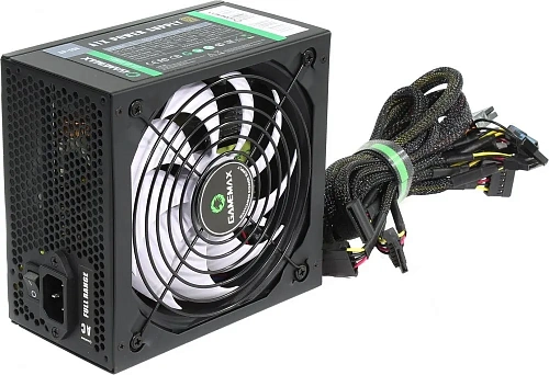 БП ATX 550W GameMax GP-550, Bronze, 20+4/20+4+8/24+4/24+8, 14сm, 1x6+2p PCI-E