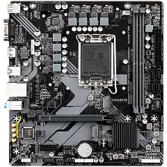 GIGABYTE Mainboard Desktop B760M H DDR4 (LGA1700, 2xDDR4, 1xDSub, 1xHDMI, GLAN, 1x PCI Express x16 PCIe 4.0, 1x PCI Express x1 PCIe 3.0, 2xM.2, 4 x SATAIII, 6x USB3.2 Gen1, 6x USB2.0/1.1) mATX