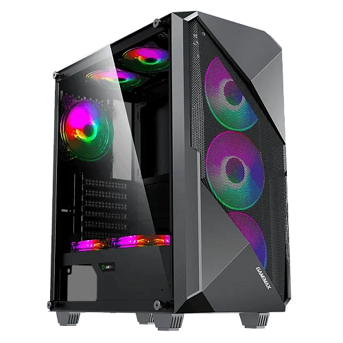 Корпус GameMax Revolt (MFG.3606), Midi Tower, ATX, Black, 2x3.5"/2x2.5", USB2.0, USB3.0