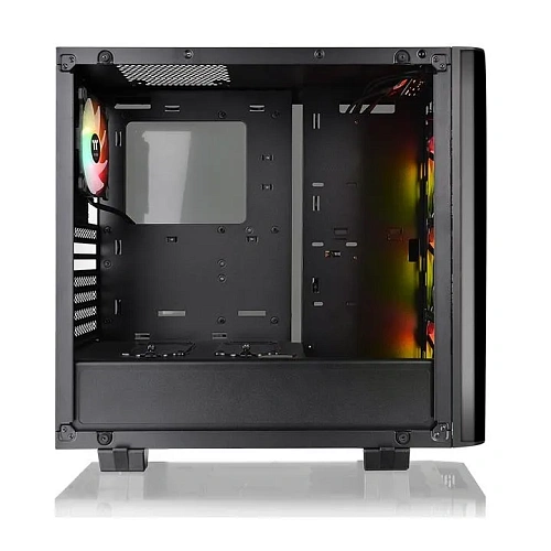 Корпус Thermaltake View 21 TG RGB, Midi Tower, ATX, Black, 2x3.5"/2x2.5", 2xUSB3.0