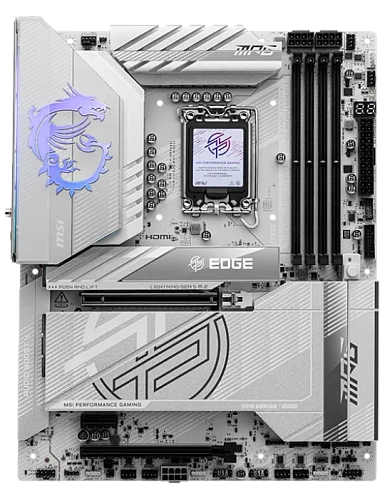 Материнская плата MSI MPG Z890 EDGE TI WIFI LGA1851 4xDDR5 4xSATA3 RAID 5xM.2 1xHDMI 2xThunderbolt4 Wi-Fi  Bluetooth ATX