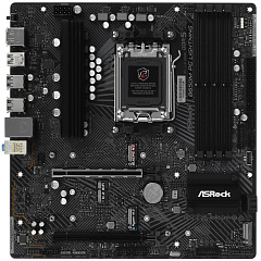 Матплата ASRock B650M PG Lightning, AM5, mATX, 4DDR-5, 2xPCI-Ex16, 4SATA, 3xM.2, HDMI, DP, 17USB