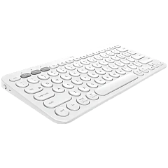 Клавиатура беспроводная Logitech K380 (OFFWHITE, Multi-Device, Bluetooth Classic (3.0), 2 батарейки типа ААА) (M/N: Y-R0056)