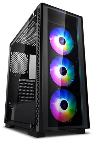 Корпус DeepCool Matrexx 50 ADD-RGB 3F, Midi Tower, E-ATX, Black, 2x3.5"/4x2.5", 2xUSB2.0, USB3.0