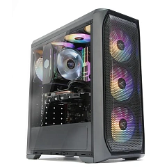 Корпус Zalman N5 MF, Midi Tower, ATX, Black, 2x3.5"/4x2.5", 2xUSB, USB3.0, RGB