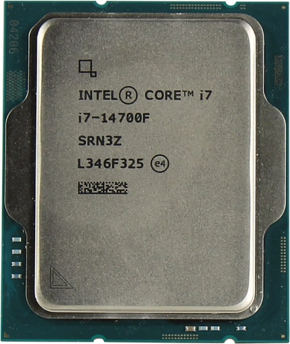 Intel Core i7-14700F, S1700/20 cores/Raptor Lake/2.1GHz/33MB L3/10nm/219W, OEM