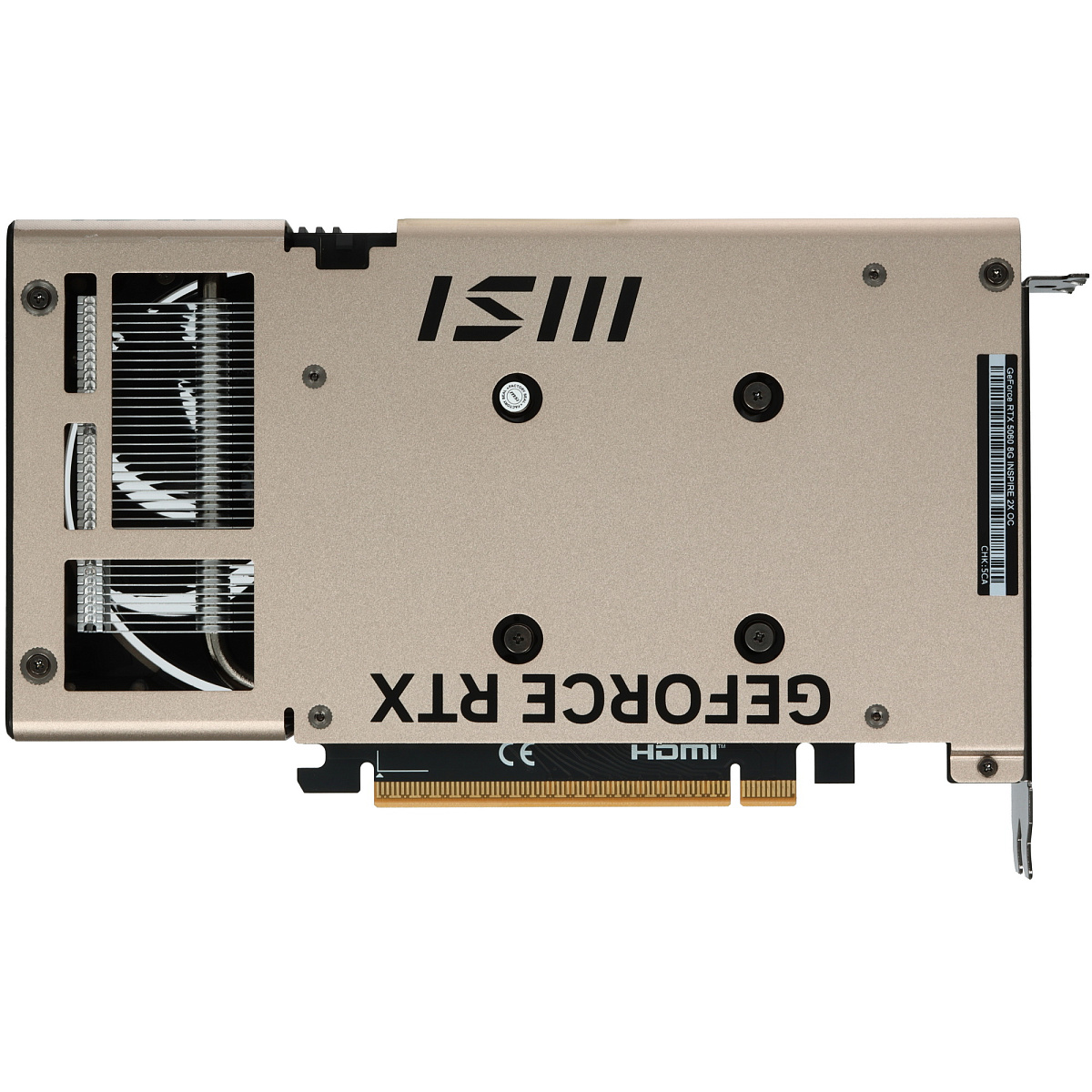 GF RTX5060, MSI Inspire 2X OC, 2535MHz/2550MHz, 128bit, 8GB GDDR7, HDMI, 3xDP