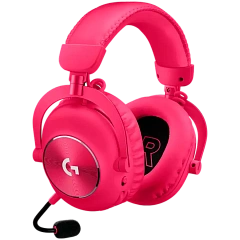 LOGITECH G PRO X2 LIGHTSPEED Wireless Gaming Headset - Blue Mic - MAGENTA