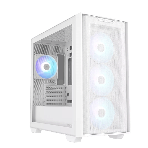 Корпус ASUS A21 PLUS TG ARGB WHITE mATX/mITX 90DC00H3-B19010