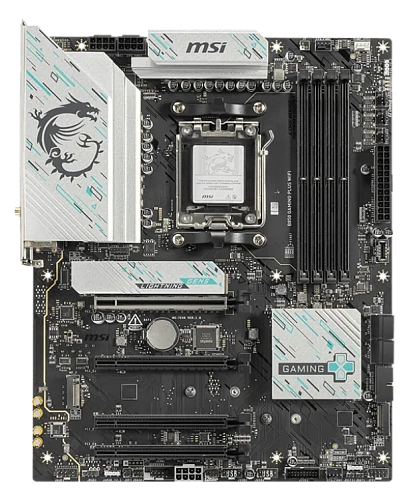 Материнская плата MSI B850 GAMING PLUS WIFI AM5 4xDDR5 4xSATA3 RAID 3xM.2 DP 2xType-C ATX