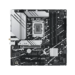 Матплата Asus Prime B760M-A WiFi, iB760, S1700, mATX, 4DDR-5, 1xPCI-Ex16,4SATA,2xM.2,2xHDMI,DP,16USB