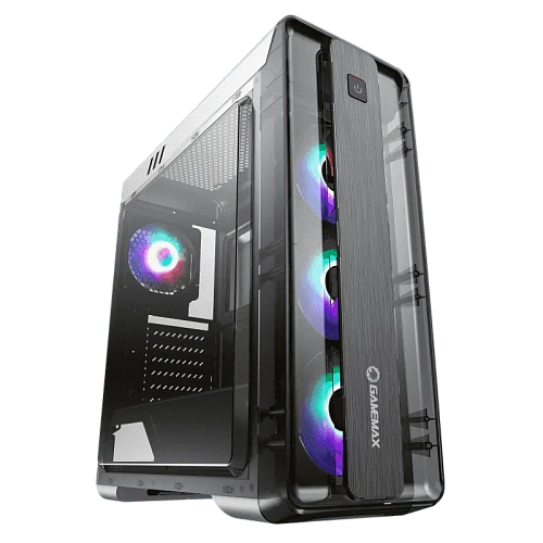 Корпус GameMax MoonLight FRGB(MFG.G511), Midi Tower, ATX, White, 2x3.5"/2x2.5", 2xUSB2.0, USB3.0