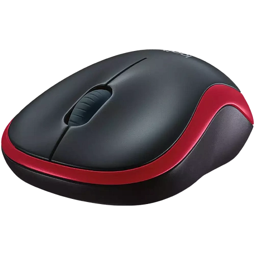 Мышь беспроводная Logitech M185 Red (красная, оптическая, 1000dpi, 2.4 GHz/USB-ресивер) (M/N: MR0087 / CU0019)