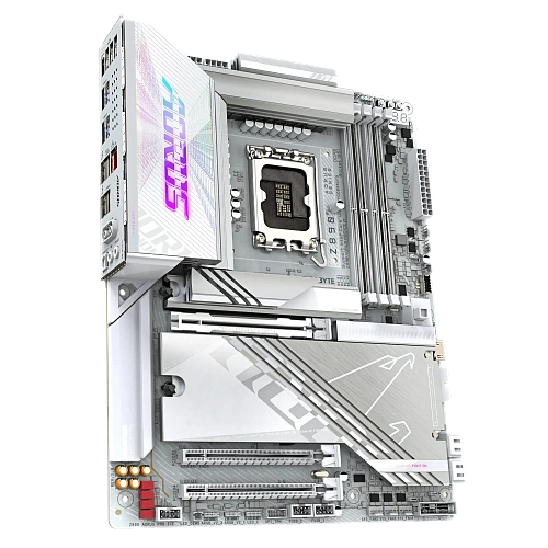 Матплата Gigabyte Z890 Aorus Pro Ice, iZ890, S1851, ATX, 4DDR-5, 3xPCI-Ex16, 4SATA,5xM.2,USB-C,16USB