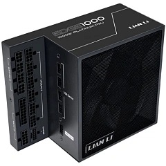 Блок питания Lian Li EG1000 BLACK 1000W Full Modular, 80+ PLATINUM, КПД 92,36%, 25.96dBA, FAN 120MM FDB, 2000rpm, Black G9P.EG1000.BE00.EU