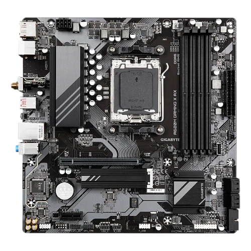 Матплата Gigabyte A620M Gaming X AX, AM5, mATX, 4DDR-5, 1xPCI-Ex16, 4SATA, 1xM.2, HDMI, DP, 11USB