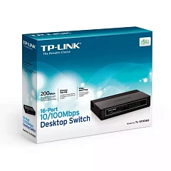 Коммутатор 16-портовый Tp-Link TL-SF1016D