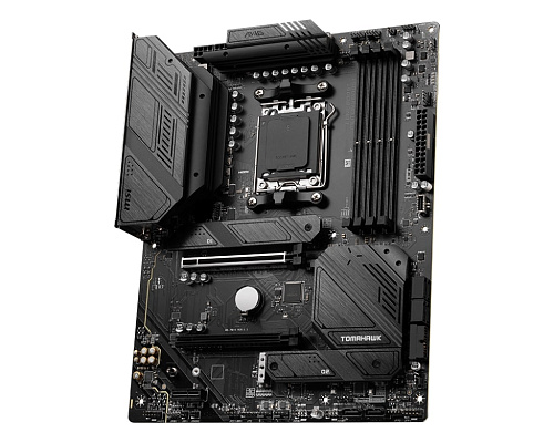 Матплата MSI MAG B650 Tomahawk WiFi, AM5, ATX, 4DDR-5, 2xPCI-Ex16, 6SATA, 3xM.2, HDMI, DP, 17USB