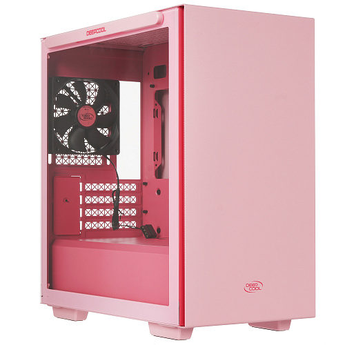 Корпус DeepCool Macube 110, Mini Tower, m-ATX, Pink, 2x3.5"/2x2.5", 2xUSB 3.0