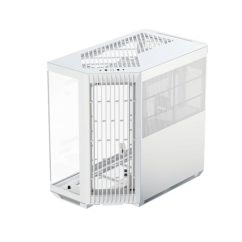 Корпус AeroCool APNX V1 W, Midi Tower, ATX, White, 2x3.5"/6x2.5", 2xUSB3.2, USB-C