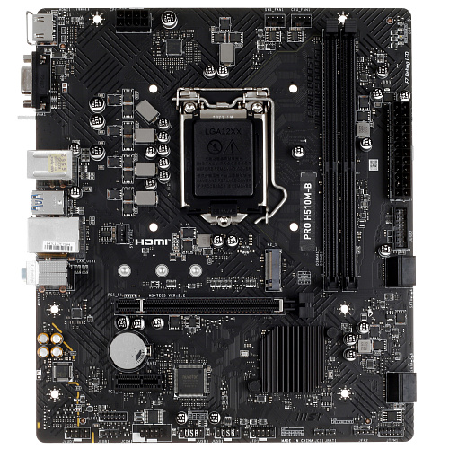 Материнская плата MSI  H510M PLUS II LGA1200 Z490 2xDDR4 4xSATA3 1xM.2 VGA HDMI mATX