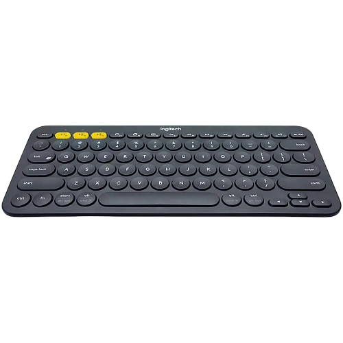 Клавиатура беспроводная Logitech K380 (DARK GREY, Multi-Device, Bluetooth Classic (3.0), 2 батарейки типа ААА) (M/N: Y-R0056)