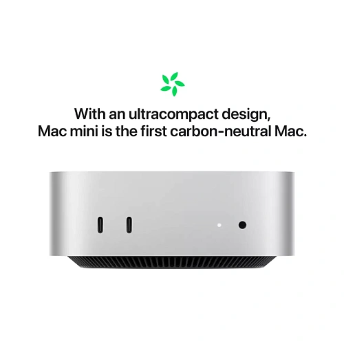 Mac mini: Apple M4 chip with 10‑core CPU and 10‑core GPU, 16GB, 512GB SSD,Model A3238