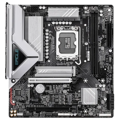 Матплата Gigabyte B860M Eagle V2, iB860, S1851, mATX, 4DDR-5, 2xPCI-Ex16, 4SATA, 2xM.2,HDMI,DP,13USB