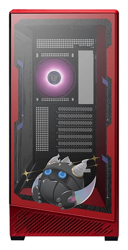 Корпус MSI Pano 130R MLG Edition, Midi Tower, ATX, Red, 2x3.5"/3х2.5", 2xUSB3.2, USB-C
