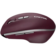 CANYON mouse MW-21 BlueLED 7buttons Wireless Burgundy Red