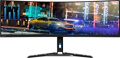 Монитор 44.5" Lenovo Legion R45w-30, Black, VA, 5120x1440@165Hz, 450кд/м2, 3000:1, 1ms,USB,2xHDMI,DP