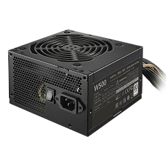 Блок питания CoolerMaster ELITE NEX серия White W500 230V Active PFC КПД > 85% 200-240V. Надежный выбор для обычного пользователя ПК. Входящий в комплект 120-мм тихий вентилятор, Цвет: Черный MPW-5001-ACBW-BEU