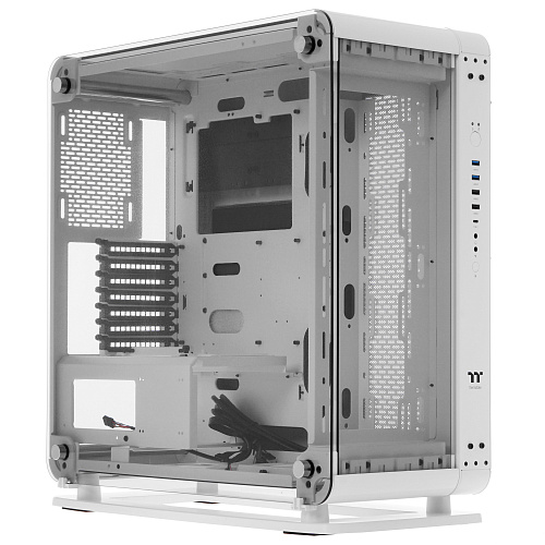 Корпус Thermaltake Core P6 TG Snow, Midi Tower, ATX, White, 4x3.5"/8x2.5", 2xUSB2.0, 2xUSB3.0, USB-C