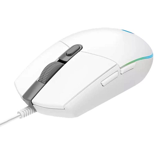 Мышь Logitech G102 LightSync, White, Wired, Gaming, Optical, 8000dpi, RGB backlight, USB