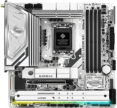 Материнская плата ASRock B860M STEEL LEGEND WIFI LGA1851 4xDDR5 4xSATA 4xM.2 1xHDMI 1xDP WiFi mATX