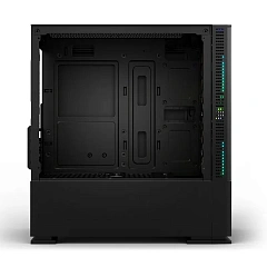 Корпус Wintek Shadow 701-B TG, Mini Tower, m-ATX, Black, 2x3.5"/2x2.5", 2xUSB, USB3.0, RGB