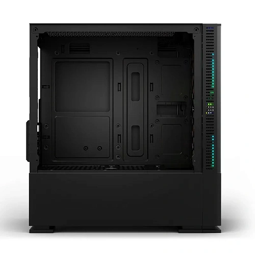 Корпус Wintek Shadow 701-B TG, Mini Tower, m-ATX, Black, 2x3.5"/2x2.5", 2xUSB, USB3.0, RGB