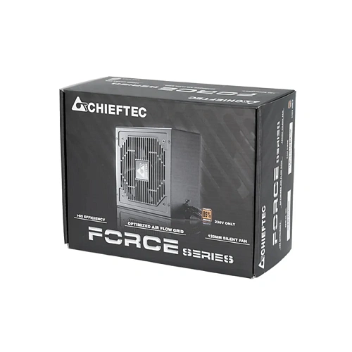 БП ATX 450W Chieftec Force CPS-450S, Bronze, 24+4, 12cm, 1x6p PCI-E
