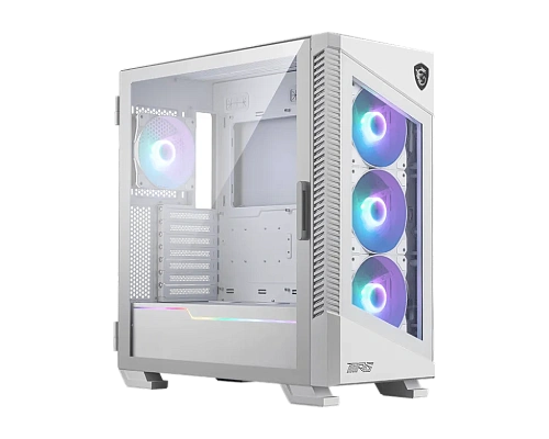 Корпус MSI MPG Velox 100R, Midi Tower, ATX, White, 2x3.5"/2x2.5", 2xUSB3.0, USB-C