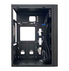 Корпус NOMAD NMD-C6016 ATX/mATX 1x3.5" 2x2.5" USB3.0х2 USB2.0х1 Черный, Без БП