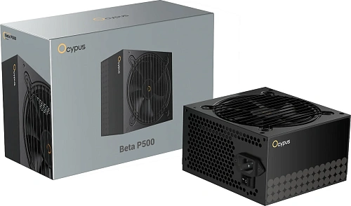 Блок питания Ocypus Beta P500 Черный 500W Non modular, Beta-P500-N1HDBK024X-EU