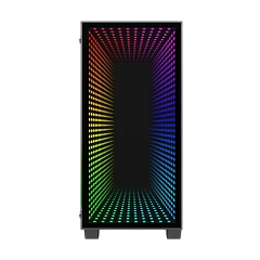 Корпус GameMax Mini Abyss MFG.H608, Mini Tower, m-ATX, Black, 2x3.5"/2x2.5", 2xUSB3.0
