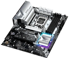 Матплата ASRock Z790 Pro RS, iZ790, S1700, ATX, 4DDR-5, 8SATA, 2xPCI-Ex16, 4xM.2, HDMI, DP,17USB