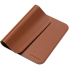 SATECHI Vegan-Leather Premium Mouse Pad (Brown)