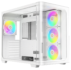 Корпус Ocypus Iota C70 WH Curve ARGB Digital ATX/mATX/mITX 2xUSB Type-C Белый Iota-C70-WHD400CD-GL