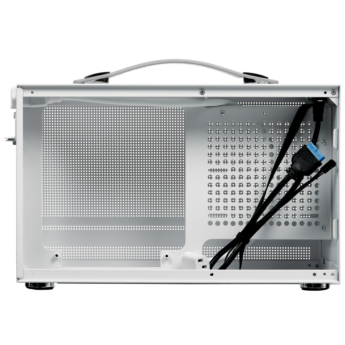 Корпус PCCooler I100 PRO MESH WH ITX USB3.0 1x3.5", 1x2.5" Поддержка SFX Блока питания, Поддержка Видеокарты до 300мм, White