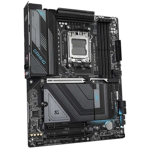 Матплата Gigabyte X870 Gaming X WiFi7, AM5, ATX, 4DDR-5,1xPCI-Ex16, 4SATA, 3xM.2, HDMI,2xUSB-C,14USB