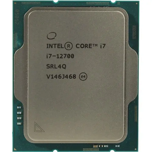 Intel Core i7-12700, S1700/12 cores/Alder Lake/2.1GHz/25MB L3/10nm/UHD Graphics 770/180W, BOX